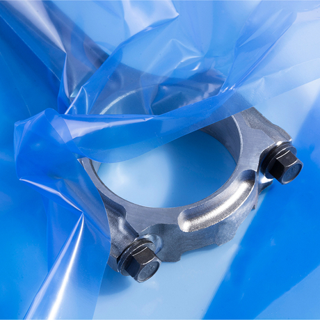 Blaue Anti-Korrosions-VCI-Tasche für Autoteile