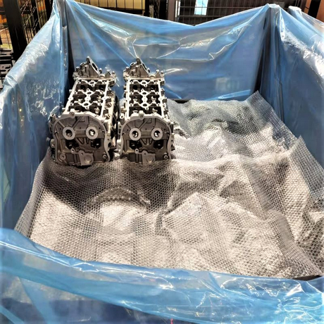 Durchsichtiger VCI-Beutel aus Polyethylen für Metallprodukte
