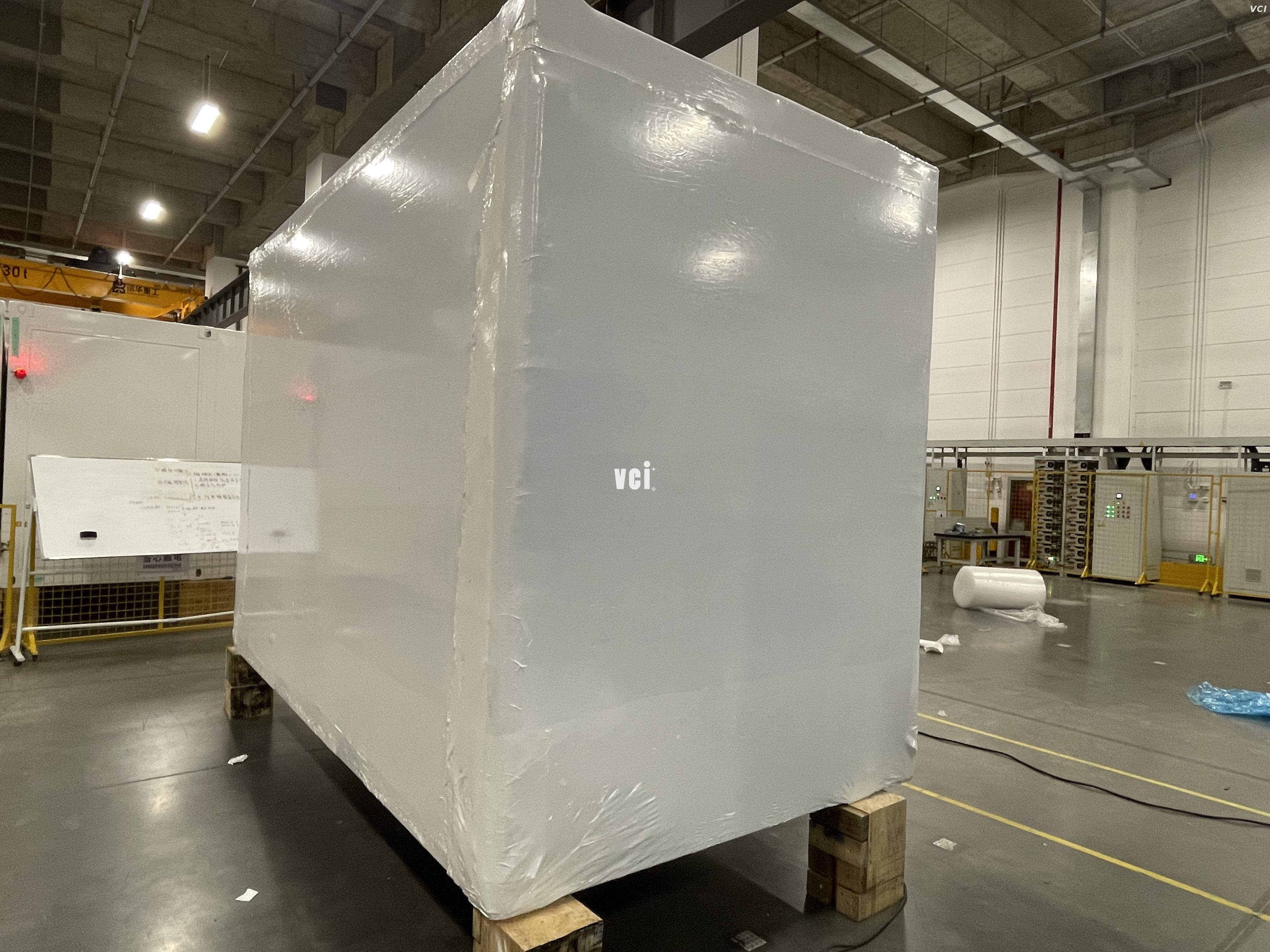 Verpackungsschrumpffolie aus rostfreier VCI-Schrumpffolie mit hoher Dichte